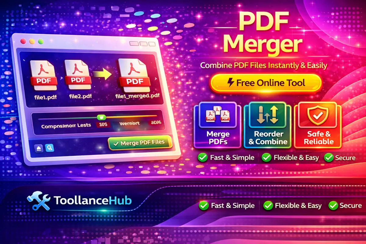 PDF Merger: Combine Multiple PDF Files Online Easily